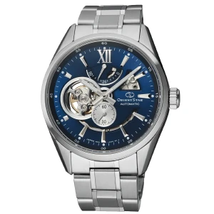 Orient Star Modern Skeleton Automatic Stållänk Blå