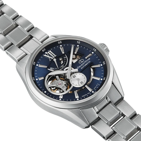 Orient Star Modern Skeleton Automatic Stållänk Blå