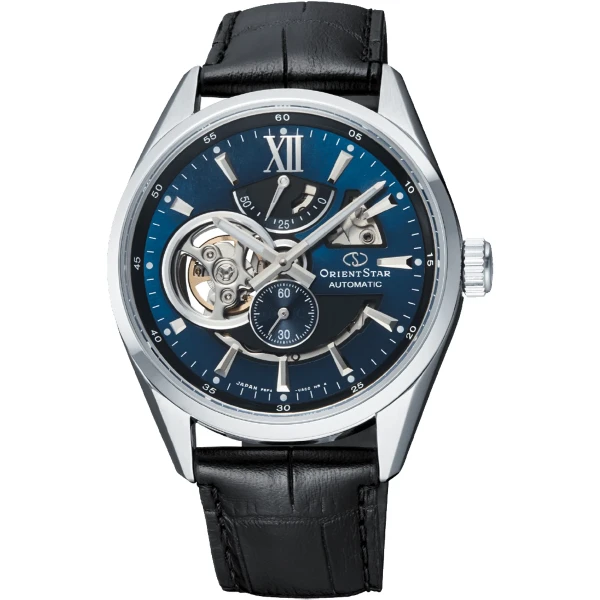 Orient Star Skeleton Automatic Läderband Blå