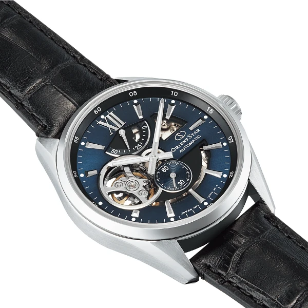 Orient Star Skeleton Automatic Läderband Blå