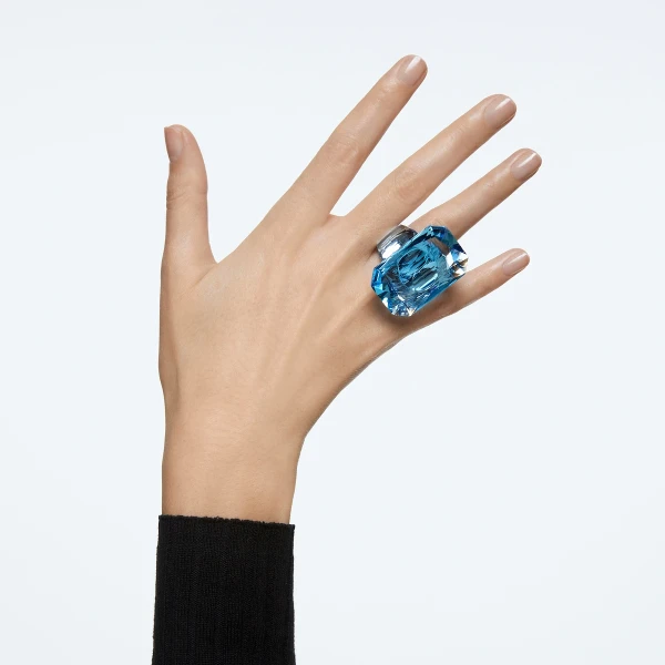 Swarovski Lucent Ring Blå 52