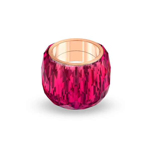 Swarovski Nirvana Ring Roséguldfärgad Röd 52