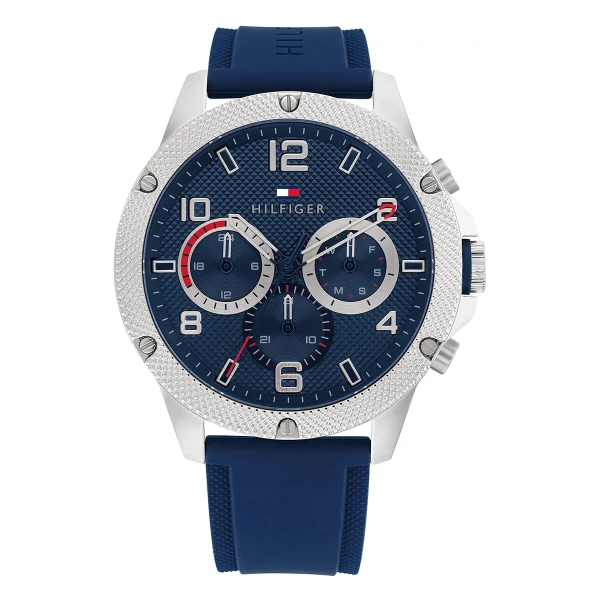 Tommy Hilfiger Blaze Quartz Multifunktion Silikonarmband Blå