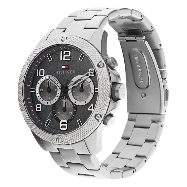 Tommy Hilfiger Blaze Quartz Multifunktion Stållänk Grå