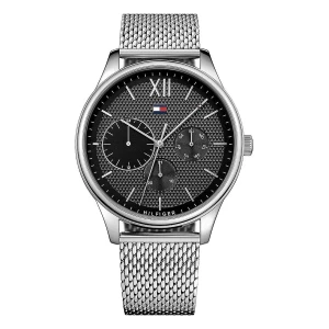 Tommy Hilfiger Damon Quartz Multifunktion Milaneselänk Svart