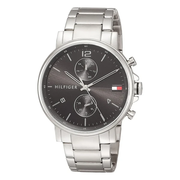 Tommy Hilfiger Daniel Quartz Multifunktion Stållänk Svart