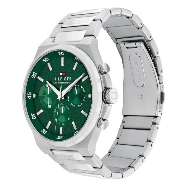 Tommy Hilfiger Dexter Quartz Multifunktion Stållänk Grön