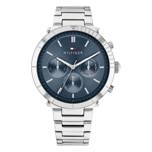 Tommy Hilfiger Emery Quartz Multifunktion Stållänk Blå