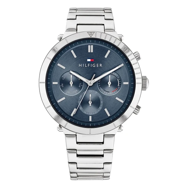 Tommy Hilfiger Emery Quartz Multifunktion Stållänk Blå
