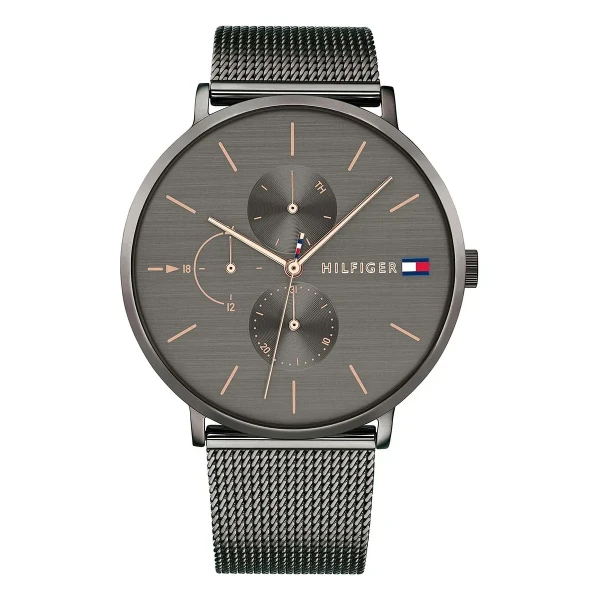 Tommy Hilfiger Jenna Quartz Multifunktion Milaneselänk Grå