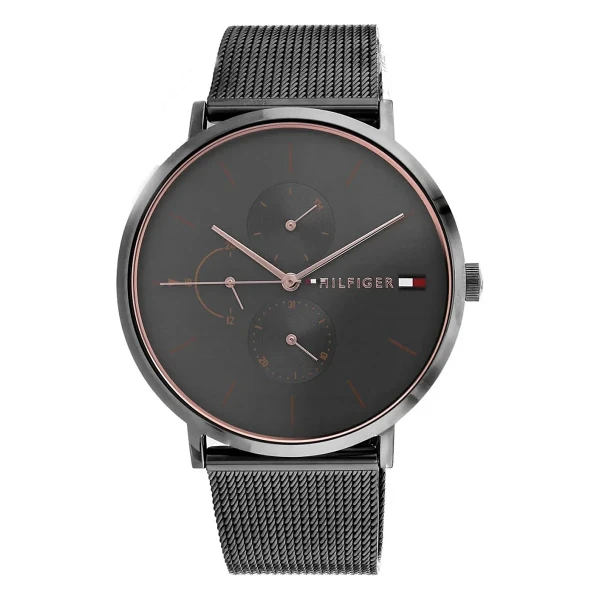 Tommy Hilfiger Jenna Quartz Multifunktion Milaneselänk Grå