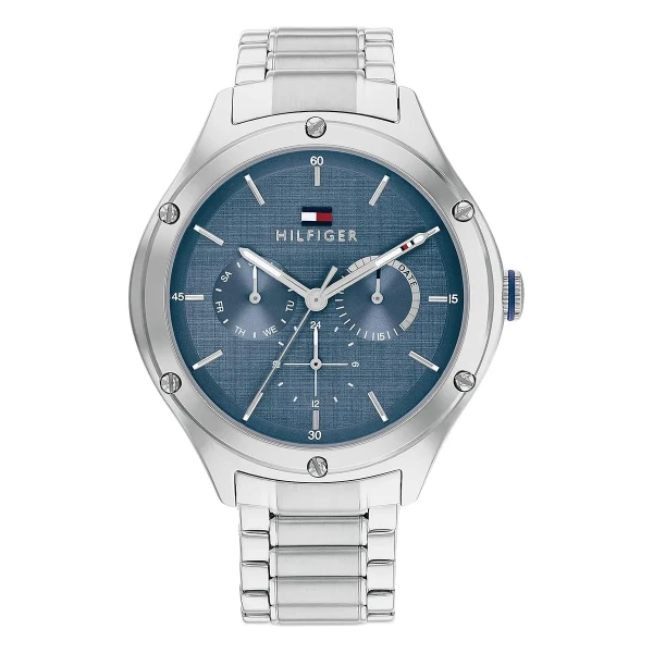 Tommy Hilfiger Lexi Quartz Multifunktion Stållänk Blå