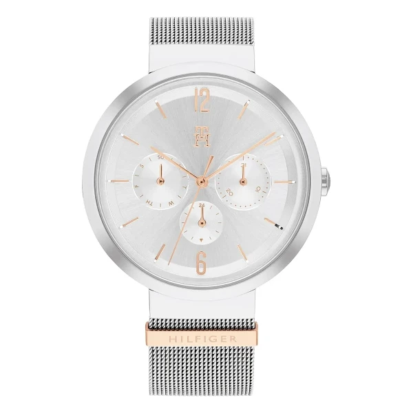 Tommy Hilfiger Lidia Quartz Multifunktion Milaneselänk Silver