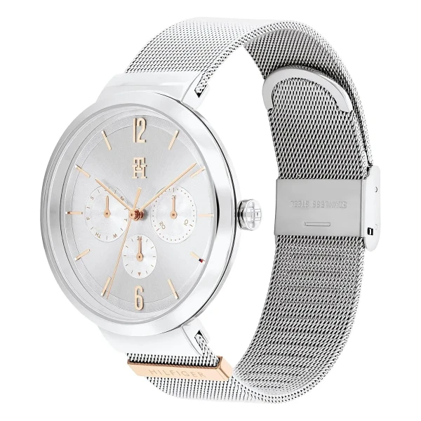 Tommy Hilfiger Lidia Quartz Multifunktion Milaneselänk Silver