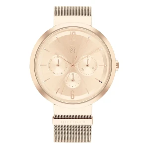 Tommy Hilfiger Lidia Quartz Multifunktion Roséguldfärgad Mesharmband Roséguld