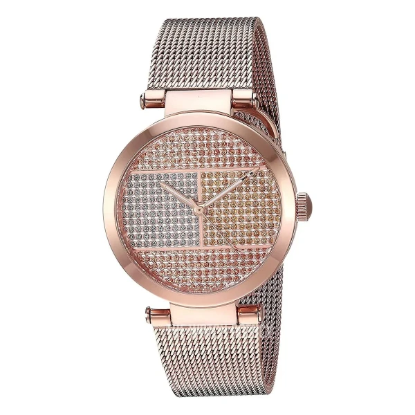 Tommy Hilfiger Lynn Quartz Kristaller Roséguldfärgad Milaneselänk Roséguld
