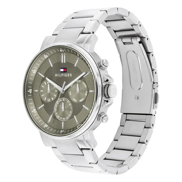 Tommy Hilfiger Tyson Quartz Multifunktion Stållänk Grön